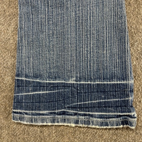 VINTAGE No Boundaries NOBO Jeans Womens 9 Blue Bootcut Flare Light Low Rise Y2K - Picture 13 of 16