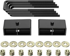 2'' Rear Leveling Lift Block Kit For 1999-2019 Chevy Silverado 1500 GMC Sierra