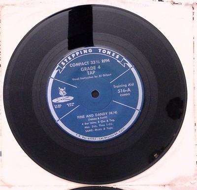 AL GILBERT  GRADE 4 TAP FINE AND DANDY  STEPPING TONES VINYL 45 83-146