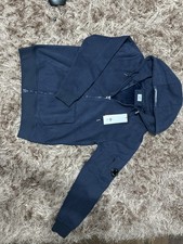 Image of CP Company Lens Hoody Medium Blue Brand New