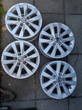 VW Transporter T5 ,T6 ,16" Clayton alloy wheels x 4  ,7E0601025N ,5 stud