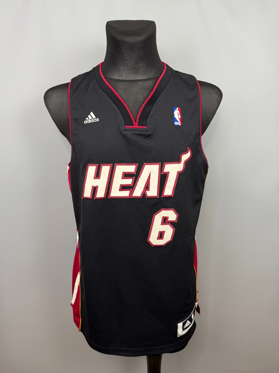 LEBRON JAMES MIAMI HEAT JERSEY NBA BASKETBALL ADIDAS 7912A MENS