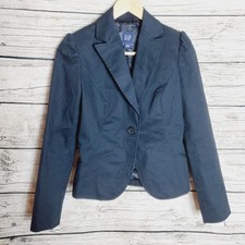 GAP Women's Single Button Blazer Color Black Size 0
