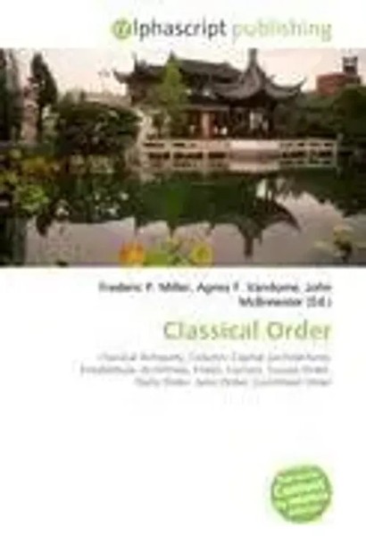 Frederic P. Miller (U. A.) | Classical Order | Taschenbuch | Englisch (2026)-image