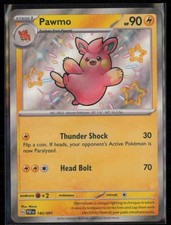 Pawmo 143/091 Holo PAF Paldean Fates Pokemon Near Mint