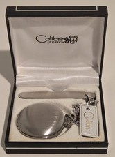 Colibri of London Pocket Watch Quartz w/ Chain  Pocket Knife Gift Set Box