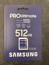 Samsung PRO Ultimate 512GB SDXC Full Size SD Card U3 MB-SY512S/AM BRAND NEW 