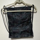 Nike Trail Drawstring Bag Black Multicolor Speckled Zip Pocket Unisex — photo 3