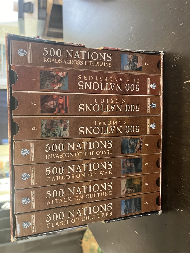 500 Nations:8 VHS Volumes Miniseries Narrated by Kevin Costner,Jack Leustig 1995 - Image 2 of 4