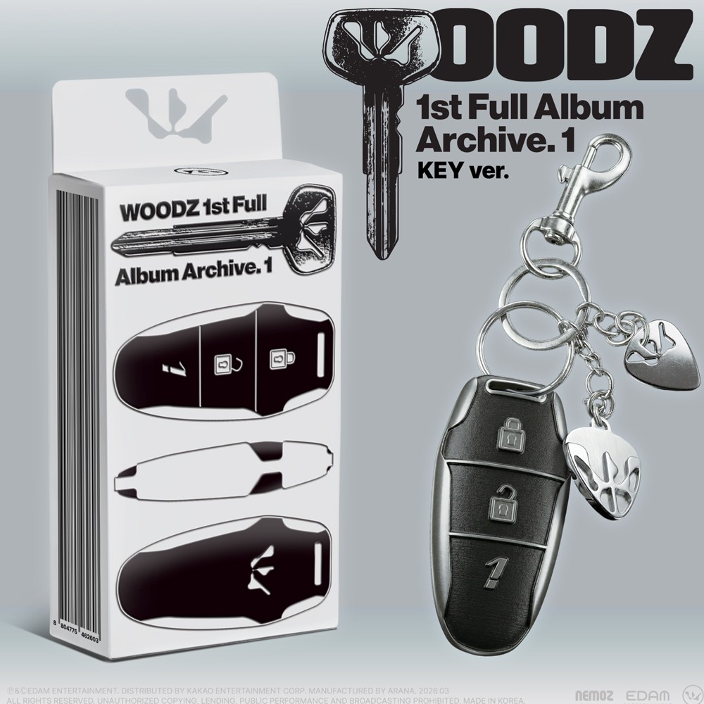 WOODZ Archive. 1 1st Full Album Key Ver Limited Edition QR+Key