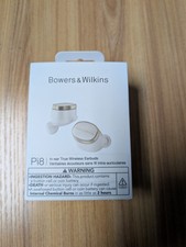 B W Pi8 true-wireless headphones dove white