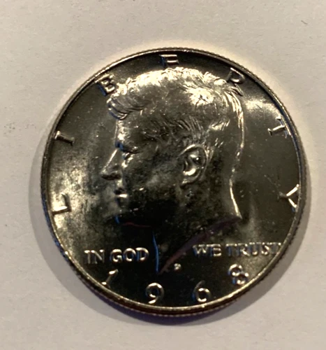 1968-D Kennedy Half Dollar 40% SILVER US Mint - Uncirculated