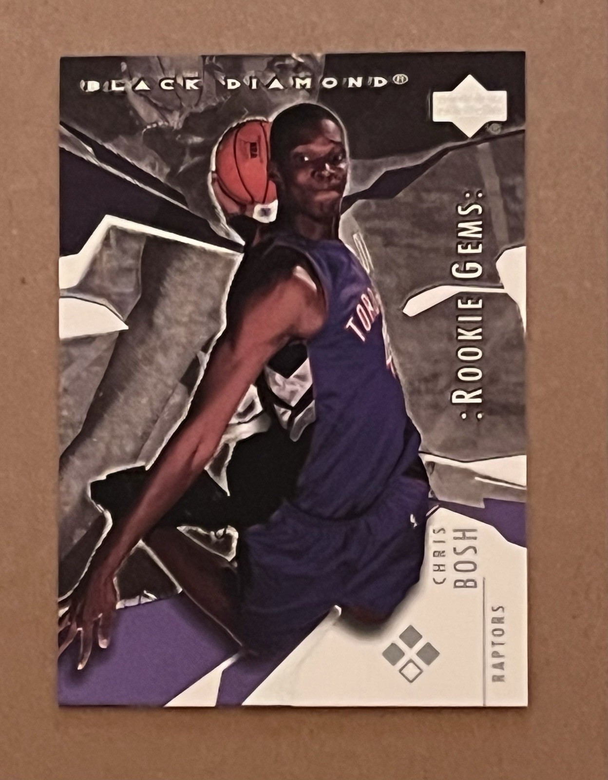 2003-04 Upper Deck Black Diamond #150 Chris Bosh Rookie RC