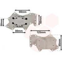 VAN Wezel ÖLkÜHler MotorÖL KÜHler Passend FüR Audi A4 A6 A8 Q7 VW Phaeton