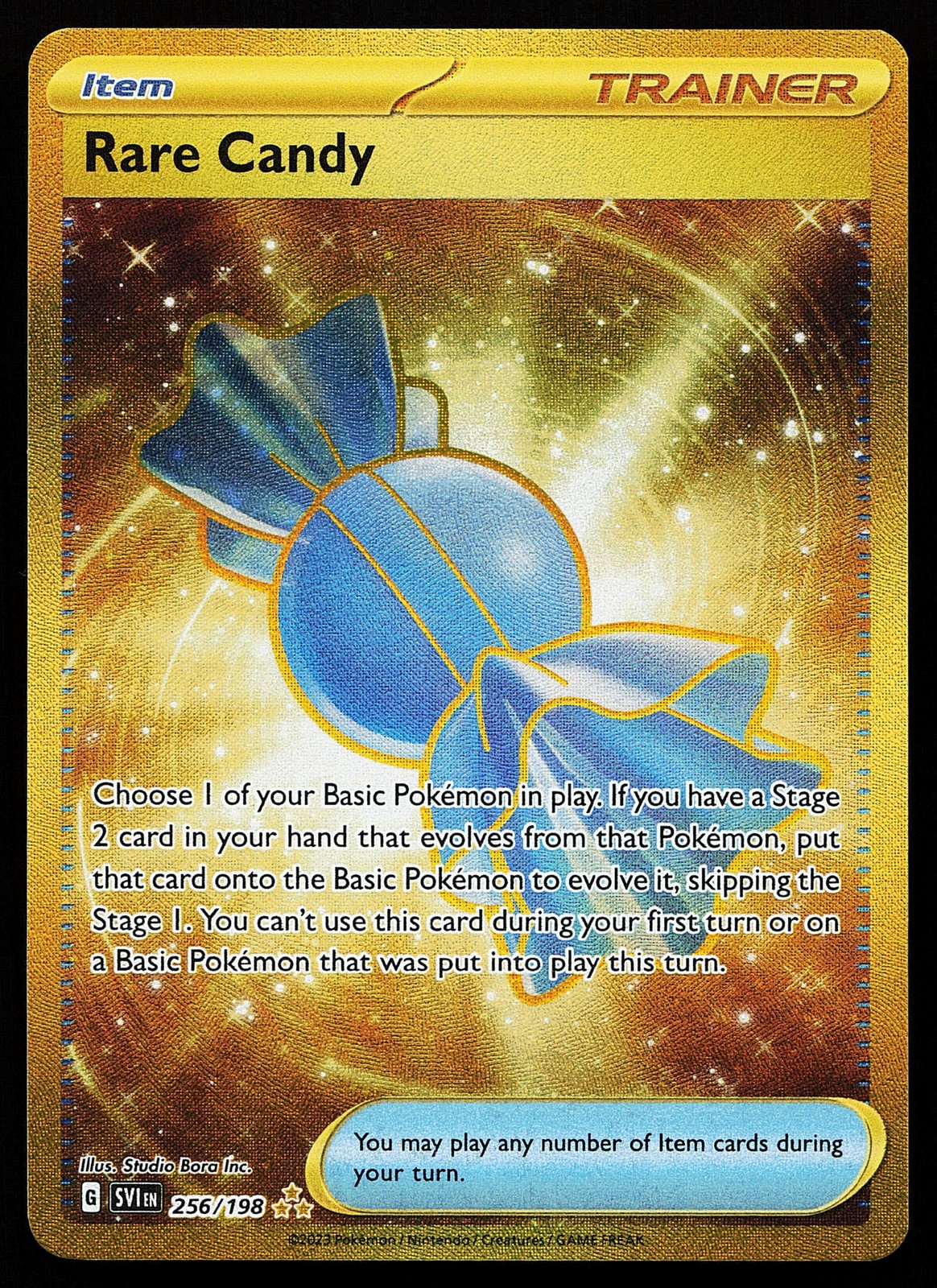 Rare Candy 256/198 Holo Scarlet & Violet Base Set Pokémon Card