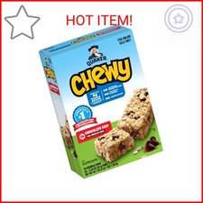 Quaker Chewy Granola Bars, Chocolate Chip, 58 Count - Packaging May Vary