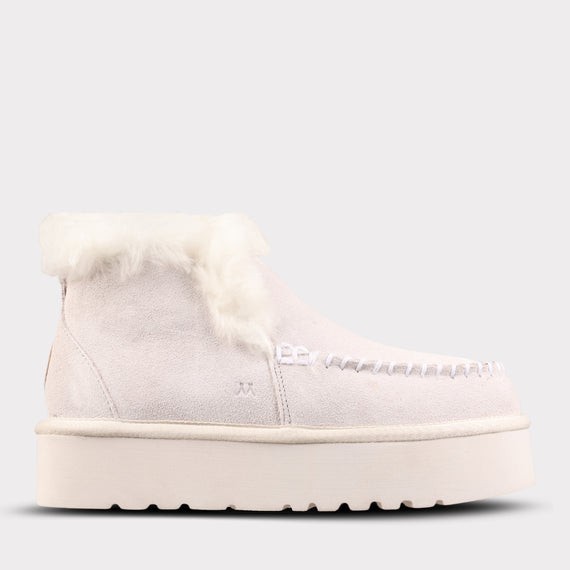 MYKOS' Britt 'Mujer Pull-On Zapatilla Botín INVIERNO BLANCO TALLA 8 MW2450