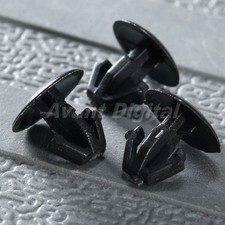50 Pcs Black Plastic Sealing Nail Snaps Fastener Fender Clips F33 for Honda Car