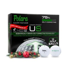 Polara Golf Self-Correcting Golf Balls Soft Feel, Anti-Slice Hook Corr