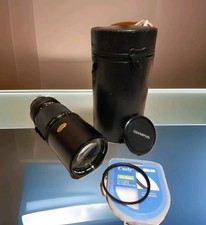 🌈 OLYMPUS OM Zuiko Auto-T 300mm f/4,5 - 4,5/300mm lens in 💯 % full shape.🎎