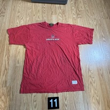 Men s Vintage Retro Gold Gym T Shirt L