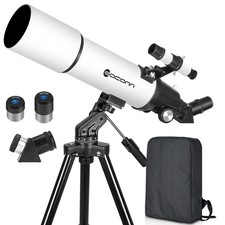 Telescopes for Adults Astronomy, 80mm Aperture 600mm Refractor Telescope for ...