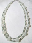 STERLING SILVER 23" DOUBLE STRAND GENUINE JADE BEADED NECKLACE — photo 7