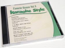 Favorite Hymns Volume 8 Karaoke Style NEW CD G Daywind 6 Songs
