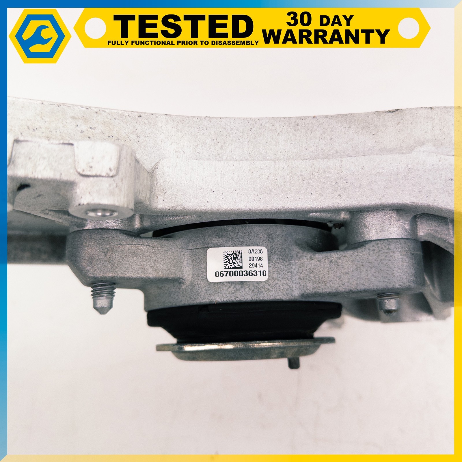 14-24 MASERATI GHIBLI QUATTROPORTE TRANSMISSION MOUNT BRACKET W/ BUSHING OEM