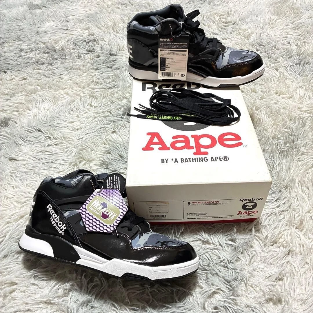 Preços baixos em Reebok AAPE x Pump Omni Lite AAPE by BAPE | eBay Preços baixos em Reebok AAPE x Pump Omni Lite AAPE by BAPE | eBay