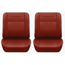 1962-64 Chevy Ii Nova Ss Front Bucket Seat Upholstery Seville Grain Vinyl Red