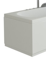 100% Waterproof  Bath Panel White PVC Front Side End All Sizes Gloss White New