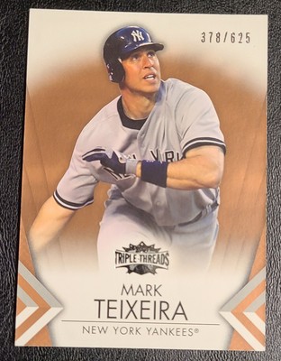 2012 Topps Triple Threads - Mark Teixeira #82 Sepia #/625