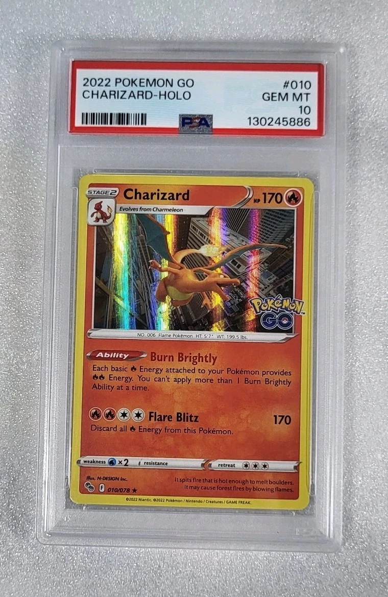 2022 ポケモン GO チャリザード-Holo #010 Charizard 010/078 Pokémon GO for sale | eBay
