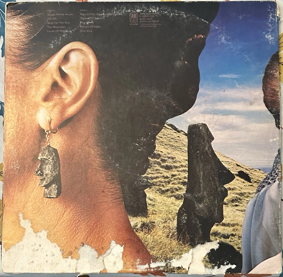 Styx 'Pieces of Eight' Rock Record LP Original Vinyl, 1978, SP-4724A&M - Image 2 of 3