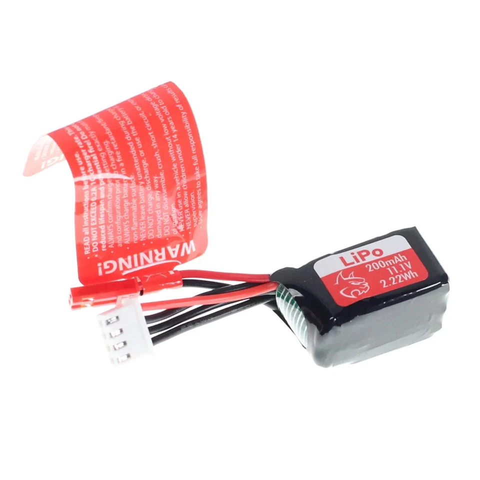 REDCAT RER42141 11.1V 3 cell Lipo Battery (200mah) (JST) (1pc) APEX 18 - Image 2 of 2