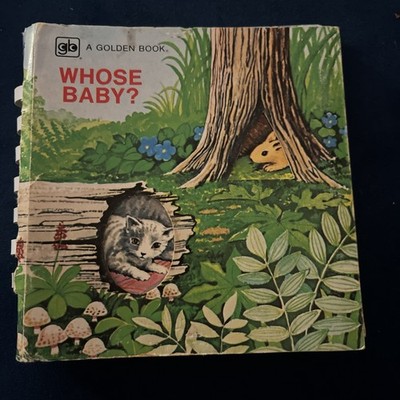 Whose Baby? A golden Book, 1979 3rd Printing, By Mary Deball Kwitz rare flaps