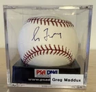 Greg Maddux Autographed OMLB Baseball PSA/DNA Sticker COA