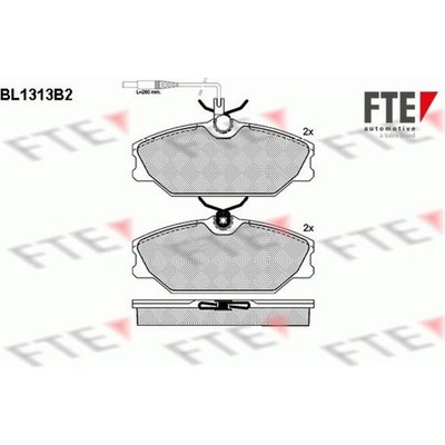 FTE 9010102 Bremsbelagsatz für RENAULT ALPINE LAGUNA MEGANE SAFRANE 25 ESPACE