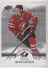 2016 Upper Deck Team Canada Juniors Men's Team Julien Gauthier #37 0h1
