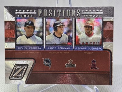 2005 Donruss Zenith #P-9 Cabrera / Berkman / Vladimir Guerrero Positions