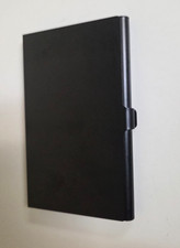 NEW Matte Black Metal Business Card Holder, Slim Card Wallet