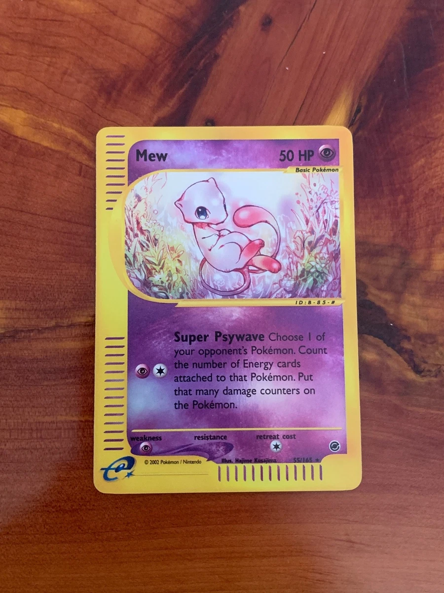 Mew Pokémon TCG Expedition Base Set Individual Collectible Card