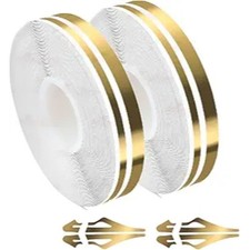 Vinyl Pinstriping Tape, 2pack Stripe Decals Stickers Auto Striping Tape Emble
