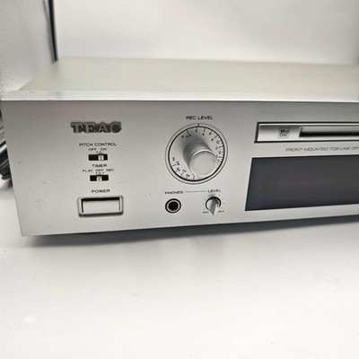 TEAC MD-5 MKII 純正リモコン MDレコーダー LP mk2 TEAC MD-5 MKII MiniDisc Deck MD Recorder MDLP Deck Silver Rare