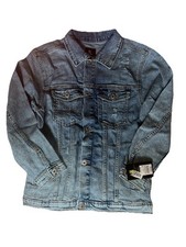 Girls' Oversized Denim Jacket - art class Light Wash L 10/12 NWT