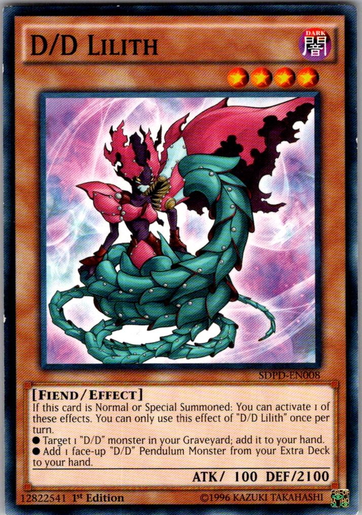 D/D Lilith SDPD-EN008 Structure Deck: Pendulum Domination