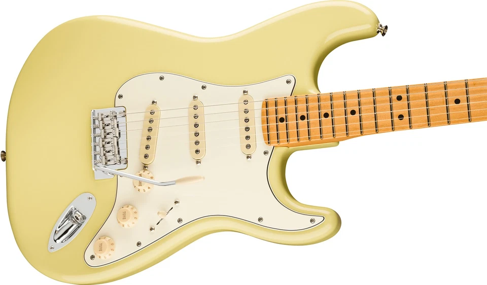 Fender Player II Stratocaster - Hialeah Amarillo con Estuche Rígido Foto 4 de 4