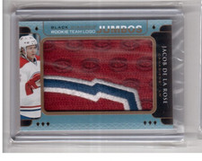 2015-16 Black Diamond Rookie Team Logo Jumbos Jacob De La Rose Canadiens (SP)