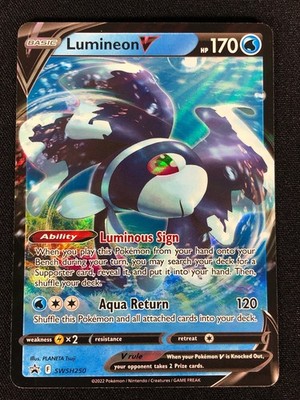 Pokemon Lumineon V SWSH250 Ultra Rare Holo (NM)